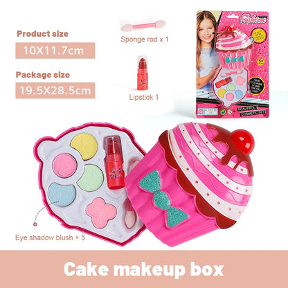 Girls Make Up Set Toys Beauty Makeup Tools Children Pretend Play Toys Safe Non Toxic Dressing Cosmetic Nail Polish Toys Gifts