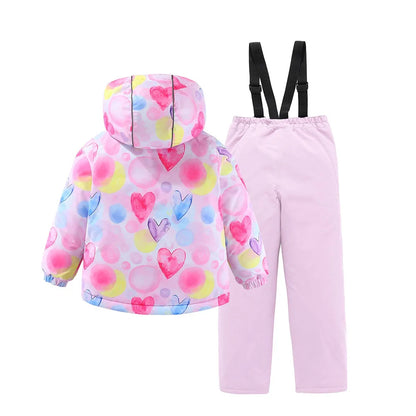 Kids Ski Suit Waterproof Snowboard Jacket & Pants Set - Boys Girls Winter Snow Gear 3-12 Years