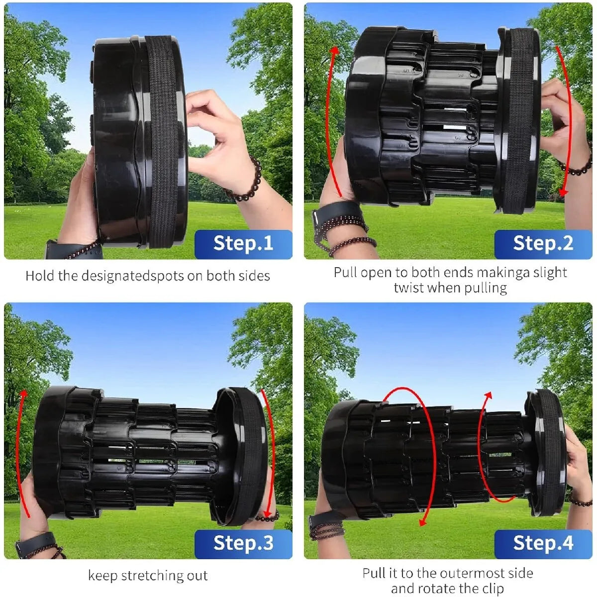 Portable Outdoor Folding Stool, Adjustable Telescoping Seat For Camping Stools