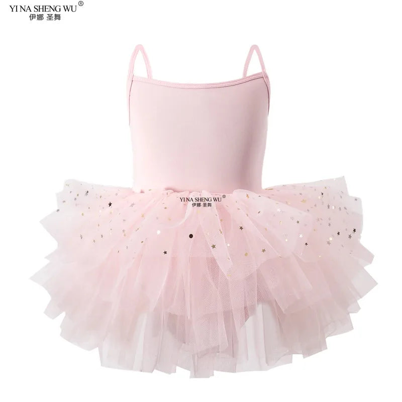 Baby Girl Princess Tutu Dress Sleeveless Infant Toddler Puffy Ballet Dress Black Pink White Party Dance Baby Clothes 1-8Y