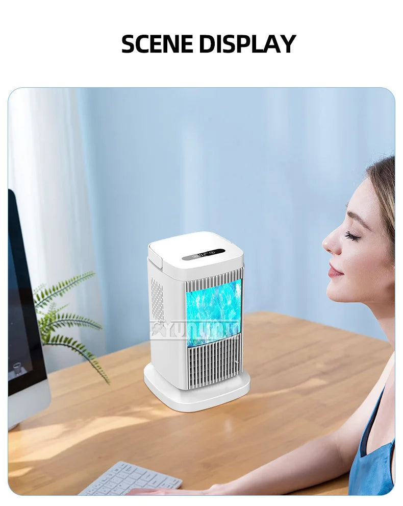 Summer Air Conditioning Fan Portable Mini Air Conditioner Electric Cool Fan Home Silent Ventilador Cooler