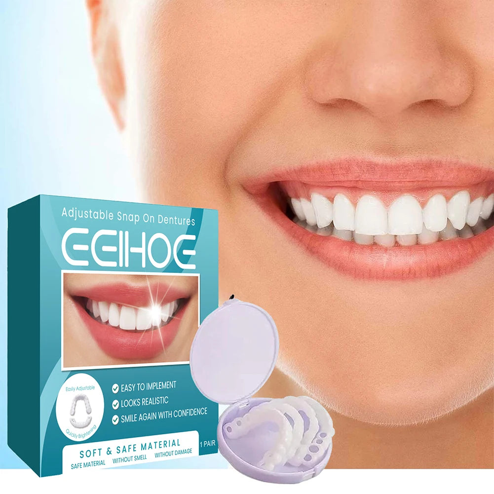 Adjustable Dentures Teeth Veneers Restoration Dentures Decorate  Clip in Veneers Teeth Enhance Aesthetic for Teeth Beauty