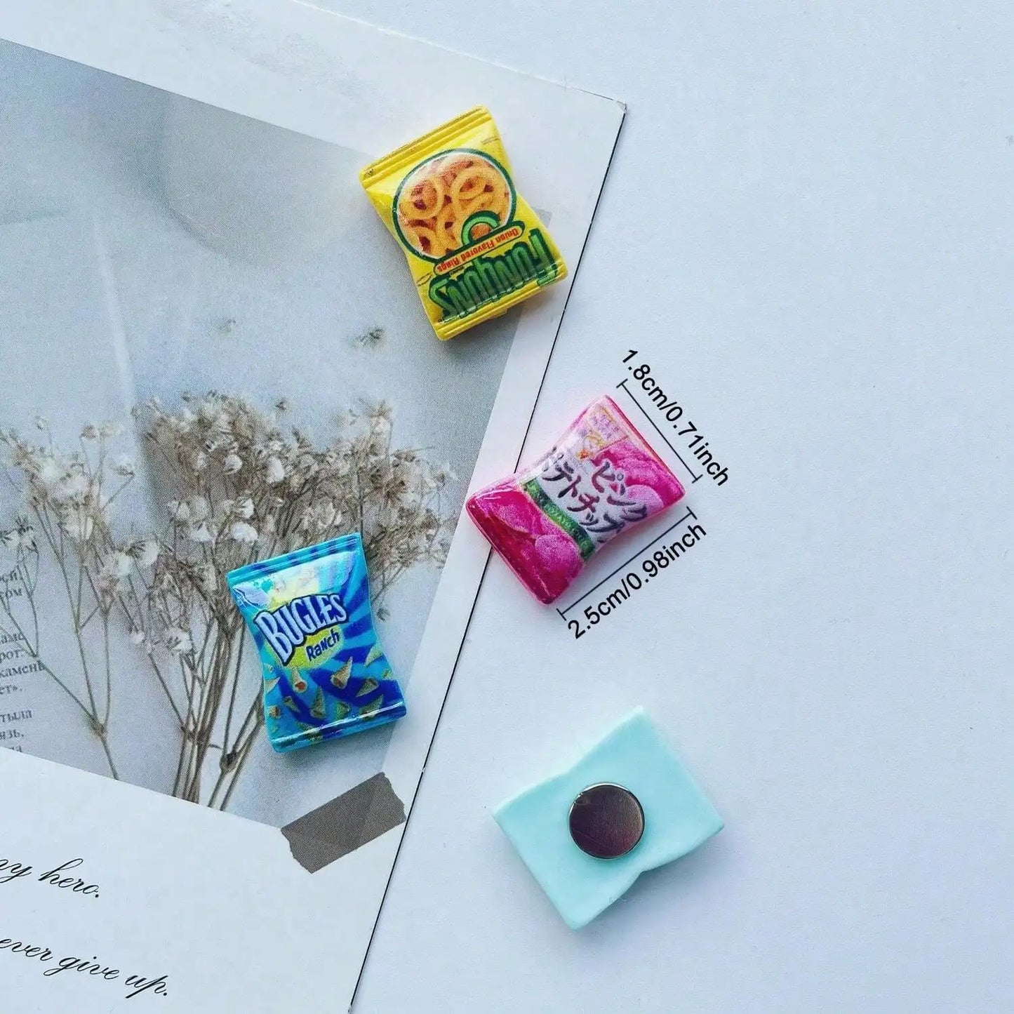 10pcs, Refrigerator Magnets, Mixed Color Refrigerator Magnets, Cute Candy Refrigerator Magnets, Whiteboard Magnet Stickers