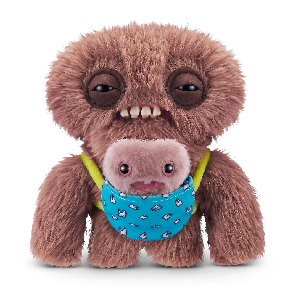 100% Original Fuggler Plush Sir Belch Old Tooth Annoyed Alien Screech Mini Rascals Hairy Fart Face Wide Eyed Monster Stuffed Toy