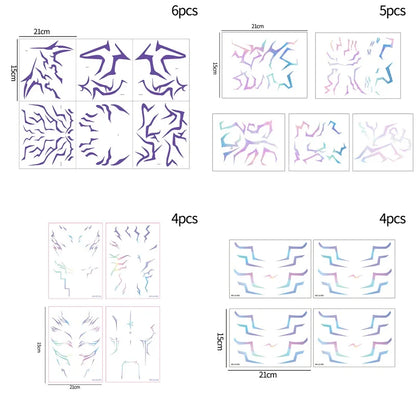 Kpop Demon Hunter Birthday Huntrix Kpop Warrior Costume Birthday Hair Accessiorie Party Gifts Rumi Mira Favors Hair Accessiories