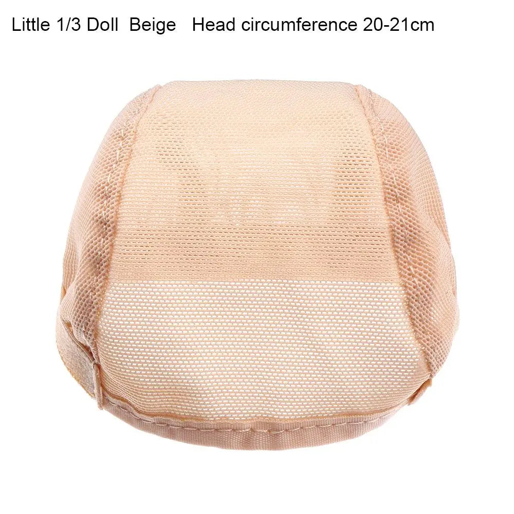 Doll DIY Accessories Fixed Hair Hairnet Net Non-slip Hat Cap Head Headgear for 1/3 1/4 1/6 Doll Wig Toy Accessories