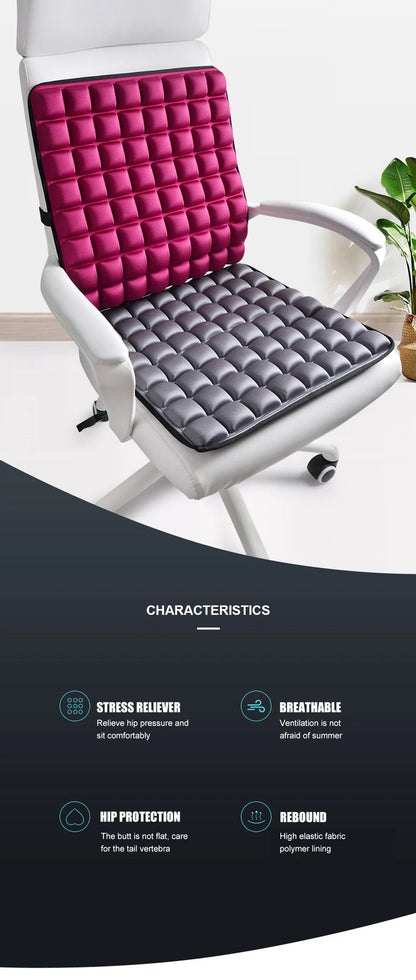 Air Cushion Portable Car Seat Office Chair Wheelchair Pad Anti Bedsore Orthopedics Pain Pressure Relief Cushion Camping Seat Mat
