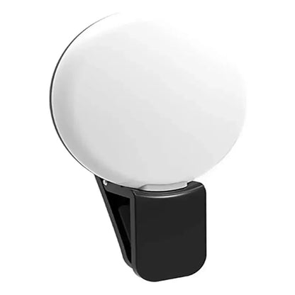 Mobile Phone Fill Flash Lens Ring Light Lamp Portable Clip Three Stop Dimming Mini Durable Practical 10 LED Selfie Ring Beauty