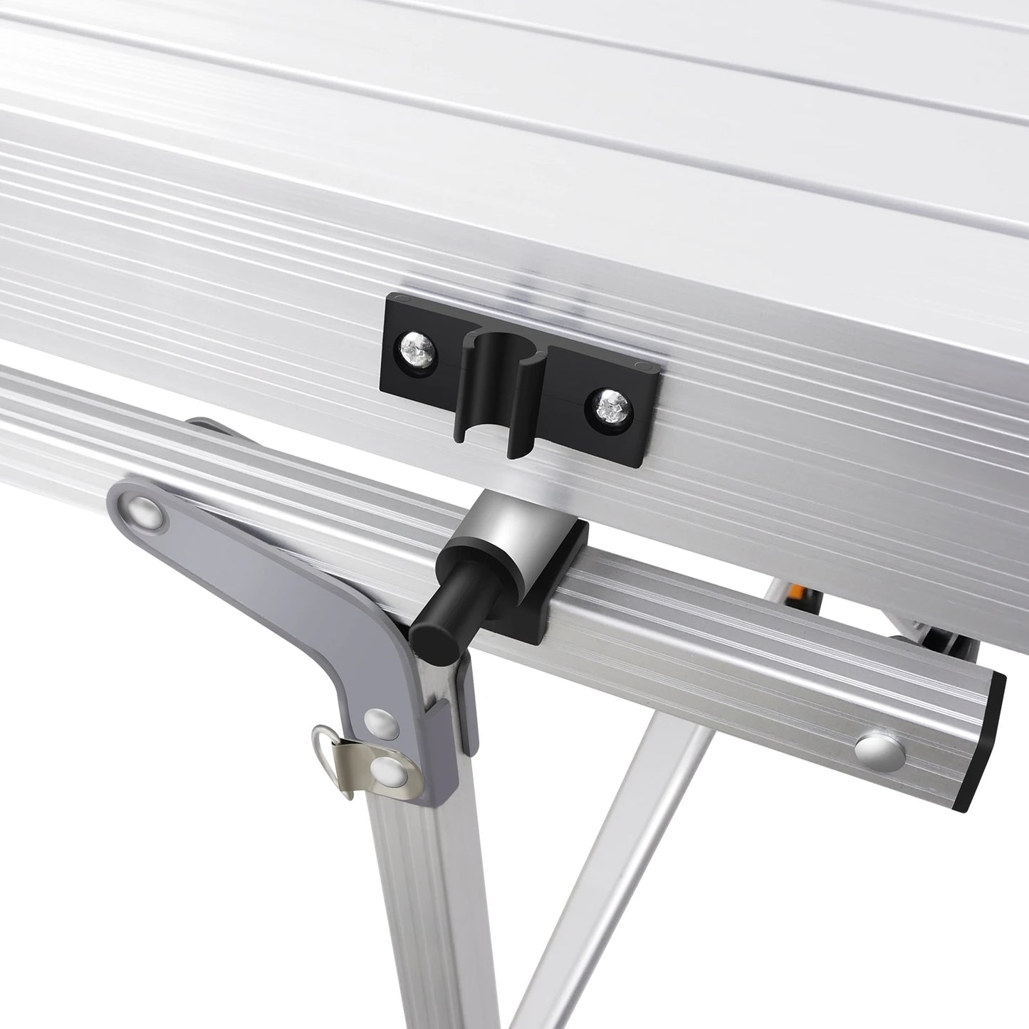 Foldable Aluminum Picnic Table 90x52x68cm, Height Adjustable 45-68 cm, Stable Structure, Anti-slip, Carry Bag