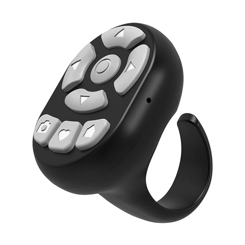Bluetooth Remote Control Scrolling Ring E-book Page Turner for Tiktok Mobile Video Remote Control Selfie Stick Camera Controller
