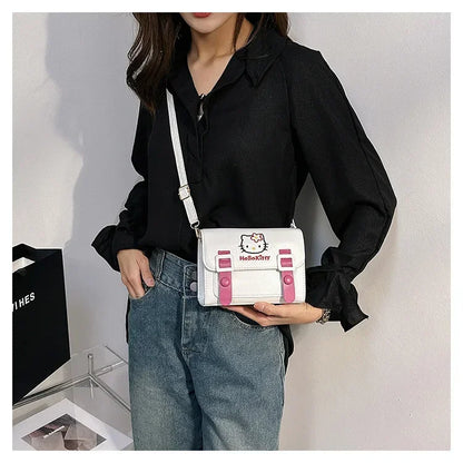 Anime Sanrio Crossbody Bags Hello Kitty Melody Kuromi Cinnamon Girls Women Luxury Brand Bag High Quality Designer Bags Gifts