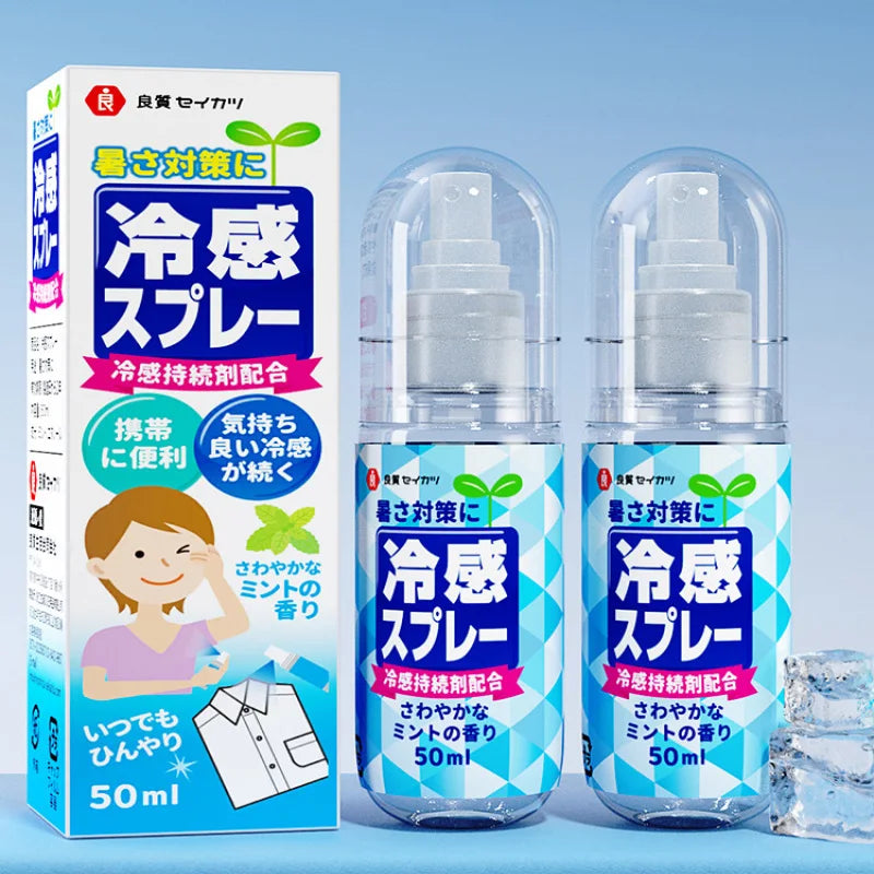 Cooling Spray Outdoor Sun Protection And Cooling Spray,Cooling Spray Students Summer An Excellent Anti-Heat And Cooling Solution