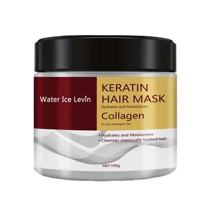 Collagen Keratin Hair Mask Dual Oil Control Moisturizer Conditioner Soft Smooth Frizz Damaged Repair Revitalize Hair Care
