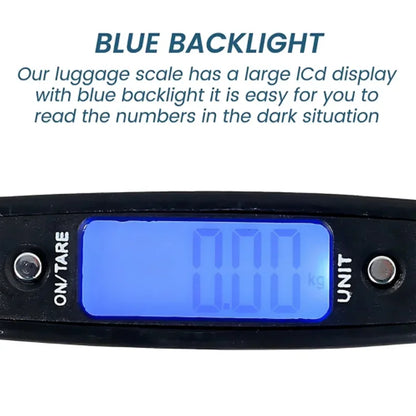 50kg/10g Digital Luggage Scale Electronic Portable Suitcase Travel Weighs With Backlight Electronic Travel Hanging Scales