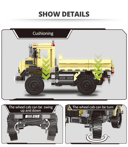 ZKZC Technical Off-road Racing Vehicle Truck Car Model Building Blocks City Monster Trucks Bricks Toys For Children Gift