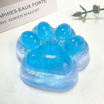 Soft Taba Squishy Cat Paw Fidget Toys  Sensory Stress Relief Toy for Kids Adults Anxiety Relaxation, Squeeze Gift for Friends