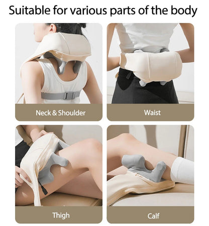 Multifunctional Cervical Massager Shoulder Neck Hot Compress Trapezius Muscle Massager