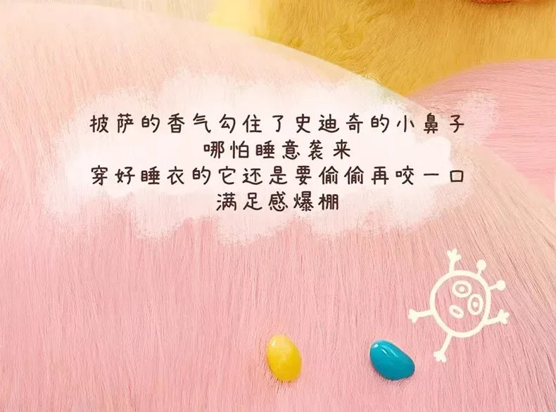 New Stitch Eat Some Thing Before Sleep Series Vinyl Blind Box Bag plush Pendant Cute Doll Mystery Box Toy Adult Gift