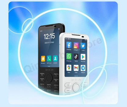 Qin F21 Pro Smart Touch Screen Phone Wifi 2.8 Inch 3GB 32GB Bluetooth 5.0 Duoqin Global Version 2120mAh Android Play Store Phone