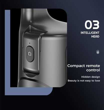 Automatic facial tracking phone holder with remote control and gesture control, 360 ° rotating phone camera holder