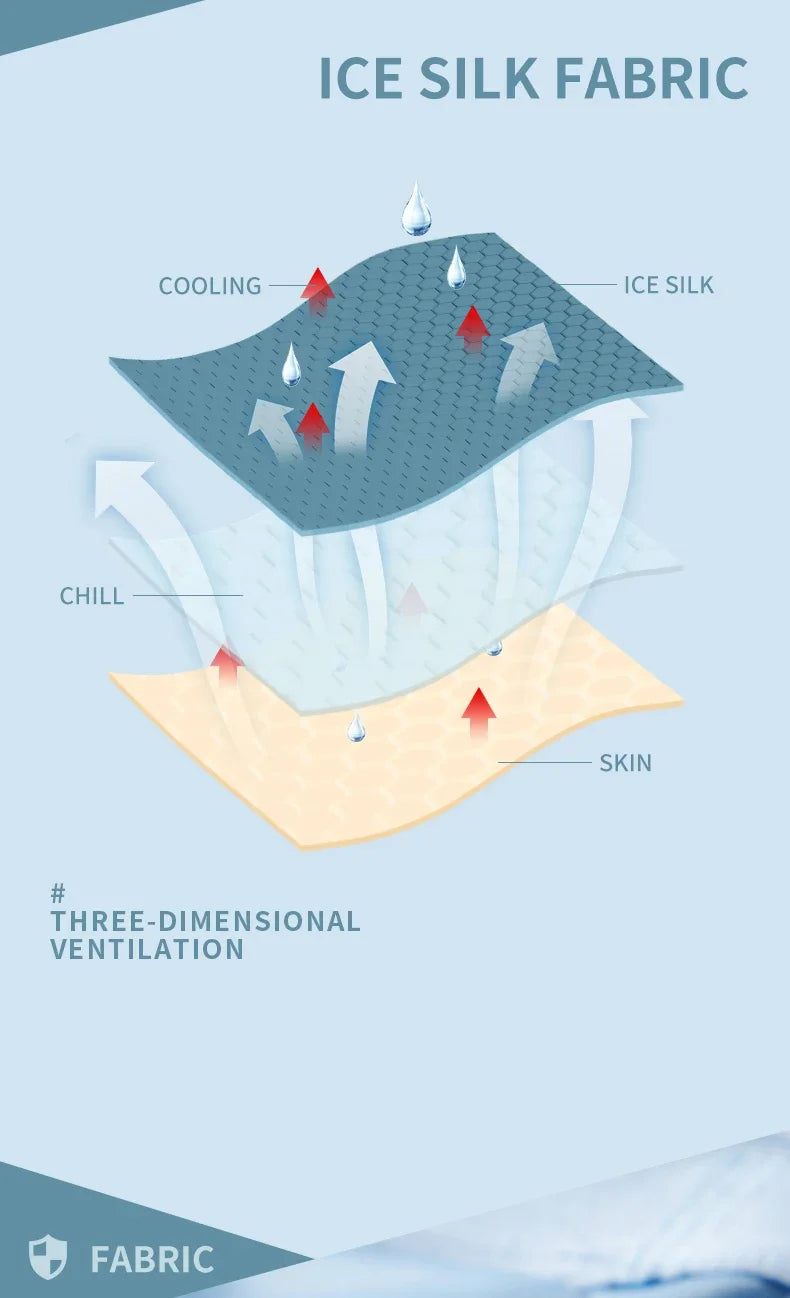 MiiOW 3Pcs Summer Thin Ice Silk Men Boxershorts Graphene Antibacterial Man Underwear Breathable Cool Men's Panties Boxershorts