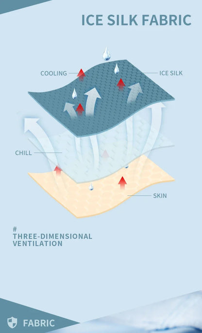 MiiOW 3Pcs Summer Thin Ice Silk Men Boxershorts Graphene Antibacterial Man Underwear Breathable Cool Men's Panties Boxershorts