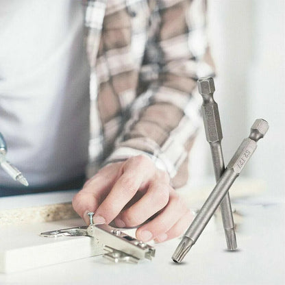 11Pcs Long Reach Torx Star Hex Security Bit Set Tamper Proof Screwdriver Bits