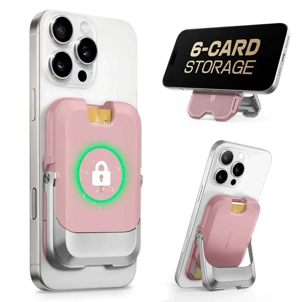 SUPCASE Magnetic Wallet Phone Stand Card Holder for iPhone 16/15/14/13 Series Strong Magnetic Lock Wallet with Stand