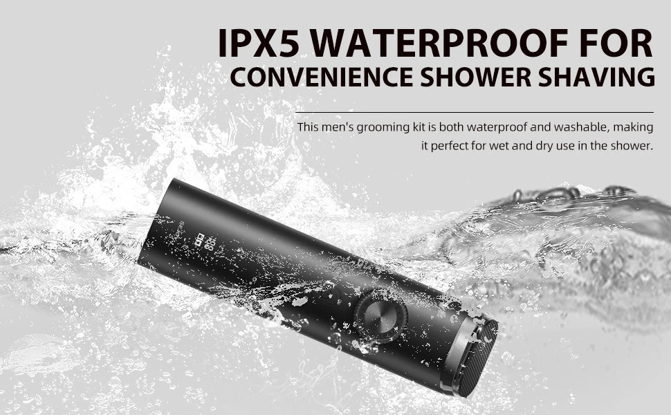 Sejoy Electric Hair Clippers Nose Hair Trimmer For Man Ears Cordless Men's Beard Trimmer Kit 8 in 1