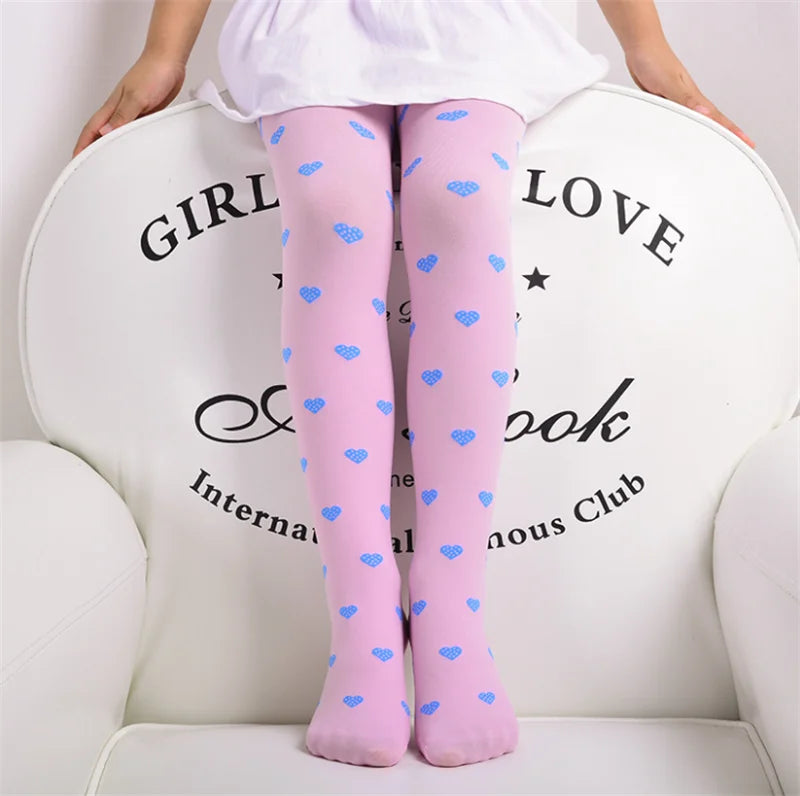 Girls Dance Socks Plain Candy Color Stockings Pantyhose Tights Leggings Velvet Cotton Dance Performance Dace Ballet Tights