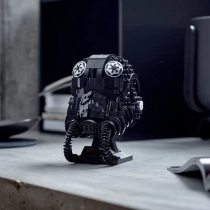 Star Wars Mandalorian Helmet Building Blocks - Darth Vader, Dark Trooper & Scout Trooper Display Set 75429