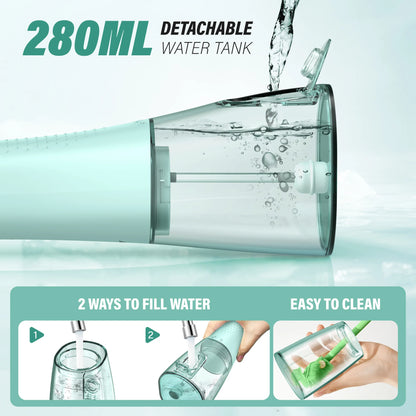 Oral Irrigator Portable Dental Water Flosser Thread Teeth Pick Mouth Washing Machine Rechargeable IPX7 Waterproof Teeth Cleaner