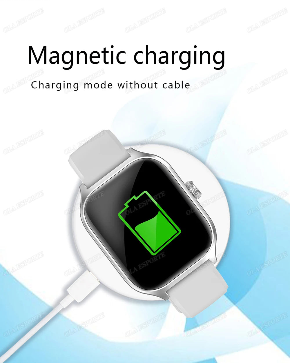 Smart Watch Men 2.01 Inch AMOLED Screen Waterproof Multiple Sport Mode Fitness HD Bluetooth Calls Smartwatch Men Women Bracelet