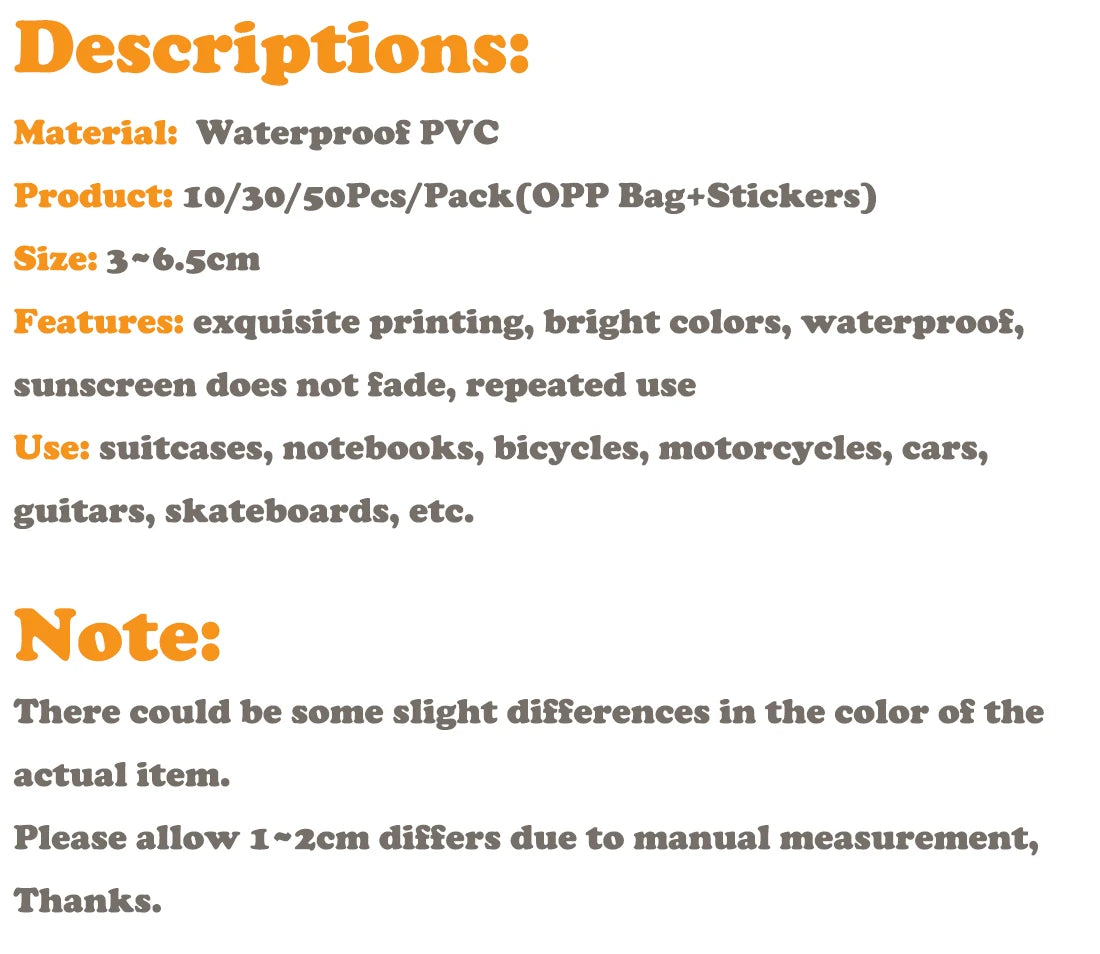 50Pcs Kanye West Ye Bear Stickers Aesthetic Waterproof Graffiti Decals DIY Luggage Guitar Laptop Skateboard Decoration