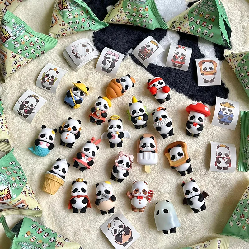 Genuine 52toys PandaRoll Fat Baby Minimum Versatile Series Blind Box Mini Cute Grain Trendy Play Girl Birthday Desktop Gift