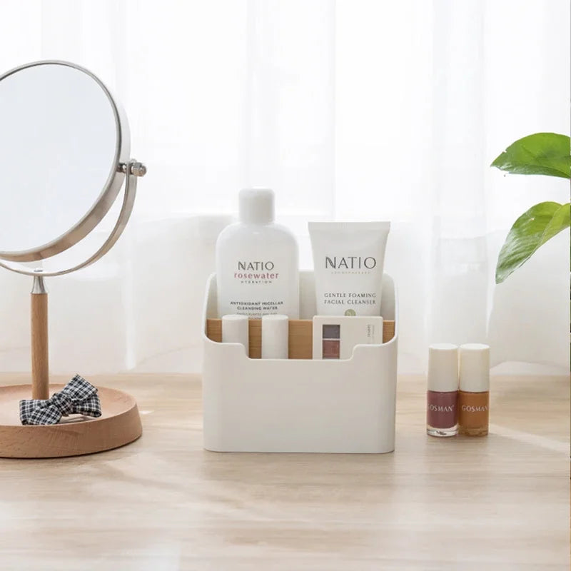 Multi-Function Storage Box Organizer - Remote Control Holder & Tissue Dispenser for Home & Office