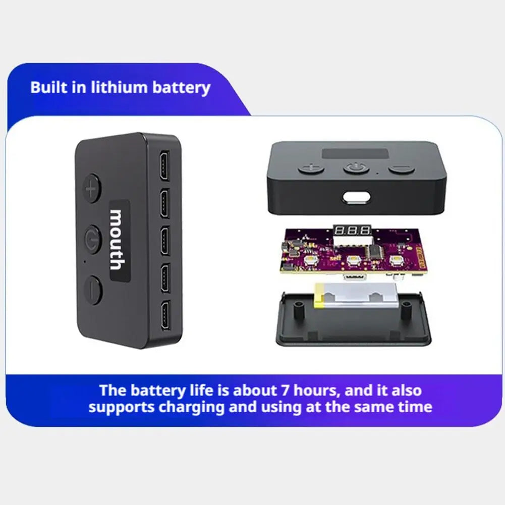 Mobile Phone Connector Phone Screen Auto Clicker Physical Silent Rapid Tapping Device Universal For Live Broadcast