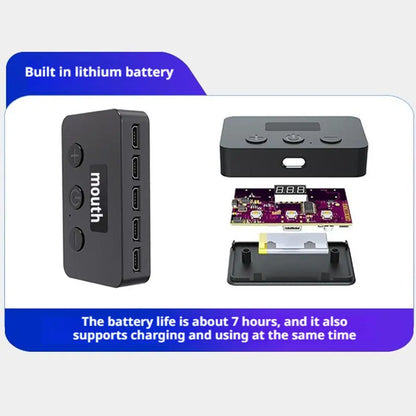 Mobile Phone Connector Phone Screen Auto Clicker Physical Silent Rapid Tapping Device Universal For Live Broadcast