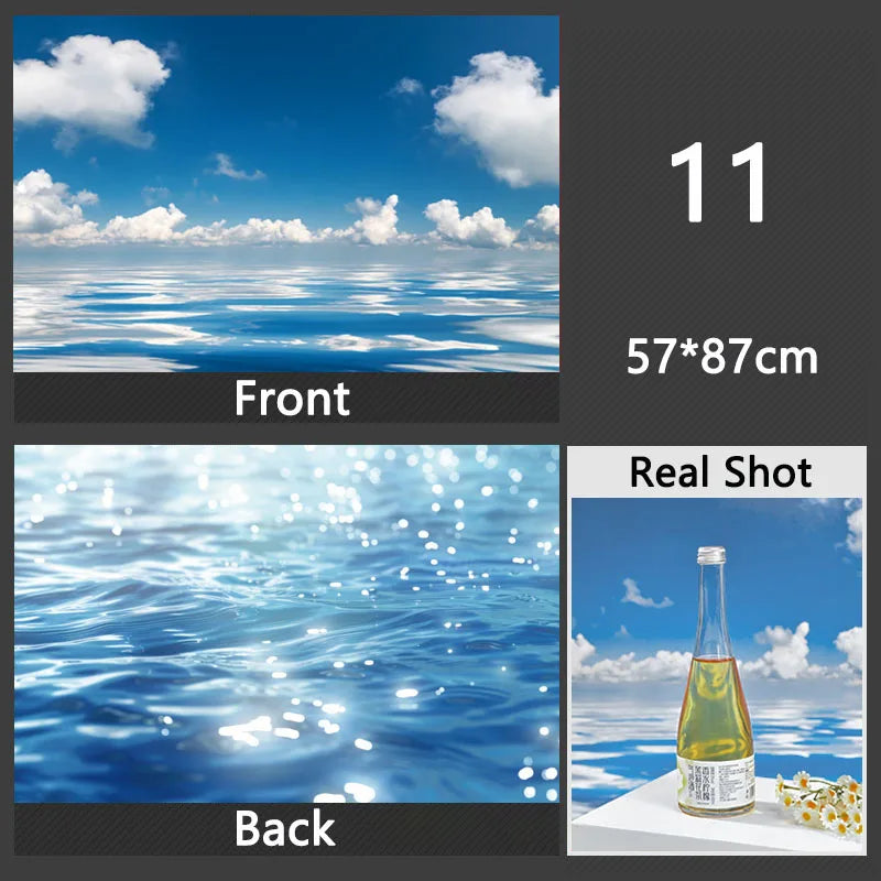 3D Double Sided Photography Backdrops 57*87cm Photos Background Props Product Food Photo Decoration Accessories Wallpaper