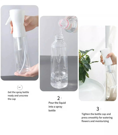 Spray bottle continuous high pressure water refill dilution fine mist atomizing spray bottle pressed refill water bottle size op