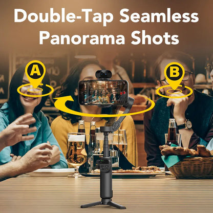 AOCHUAN Smart X2 Ai Handheld Gimbal Stabilizer Built in Extension Rod Equipped with LED display Smartphone Gimbal Stabilizer