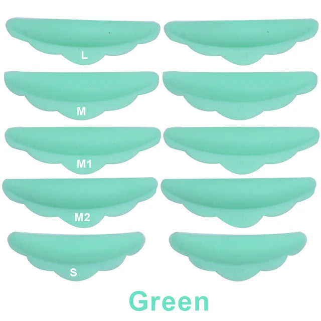 Eyelash Perming Pads Silicone Eyelashes Perm Curler Reusable Lash Lift Shield Pads lash Lifting rods and glue gel