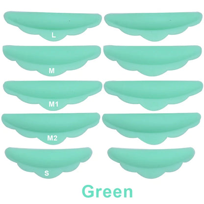 Eyelash Perming Pads Silicone Eyelashes Perm Curler Reusable Lash Lift Shield Pads lash Lifting rods and glue gel