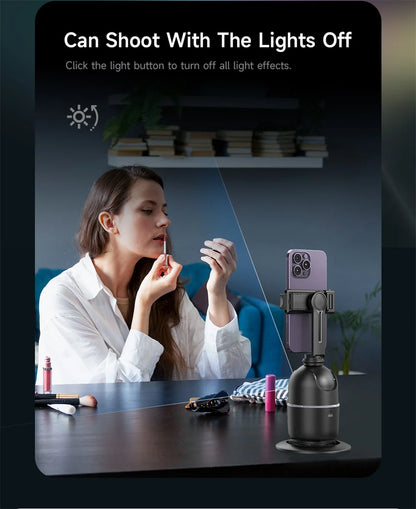 Roreta Multifunctional selfie stick with light anti shake shooting image stable for iPhone smartphone handheld gimbal stabilizer