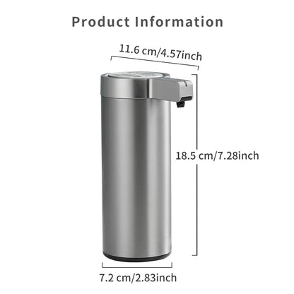 Kitchen Soap Machine Automatic Sensor Out of Hand Sanitizer Smart Electric Body Wash Soap Dispenser 304 Stainless Steel
