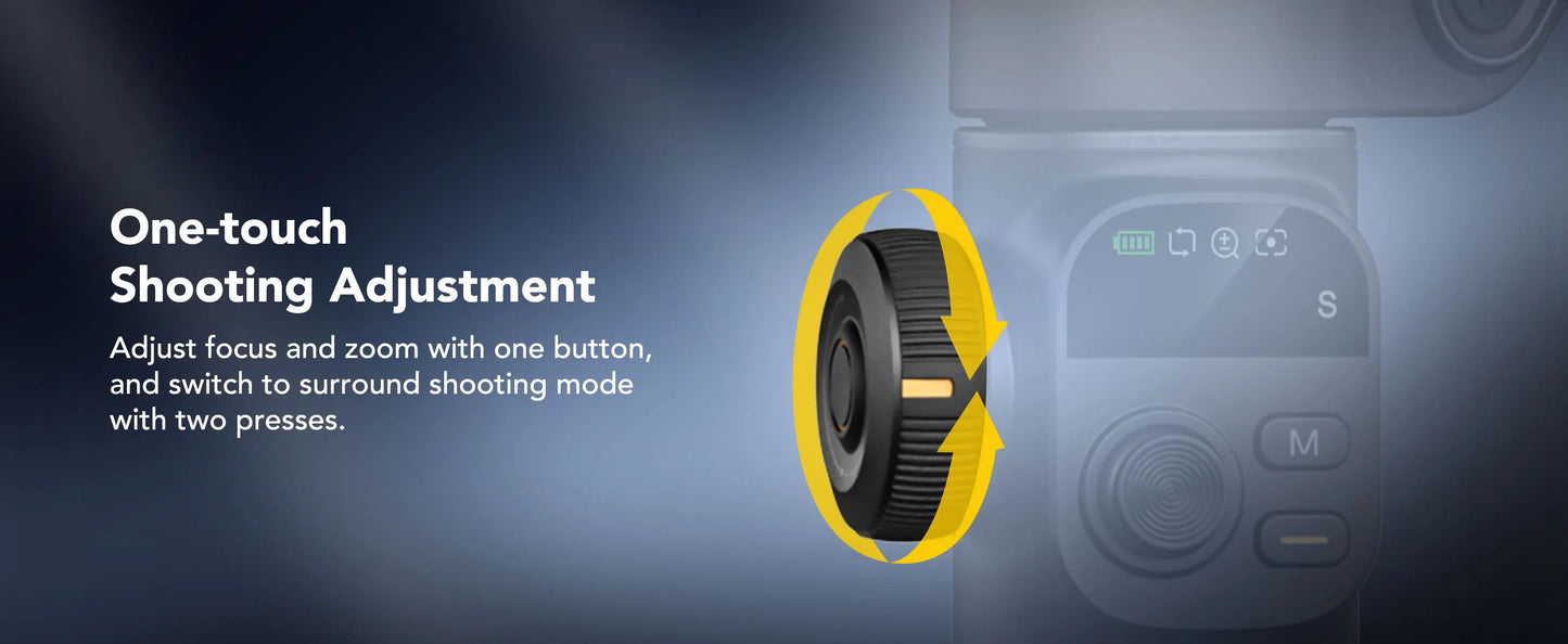 AOCHUAN Smart X2 Ai Handheld Gimbal Stabilizer Built in Extension Rod Equipped with LED display Smartphone Gimbal Stabilizer