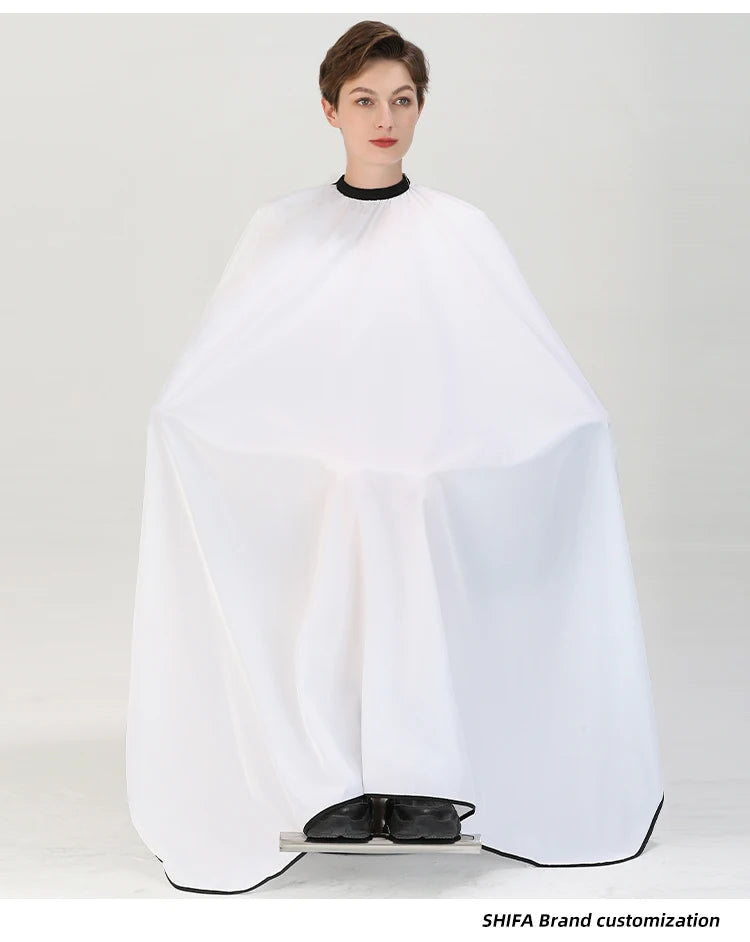 Plus Salon Professional Haircut Shawl Snap Waterproof Hairdresser Hairdressing Apron Barber Hair Cutting Dye Hair Styling Capes