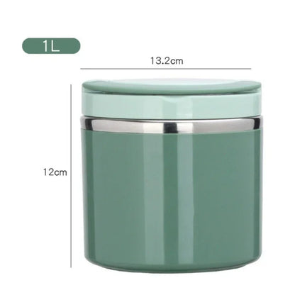 Stainless Steel Insulated Food Jar 630ml/1000ml - Thermal Lunch Box Container for Hot & Cold Food, Kids & Adults