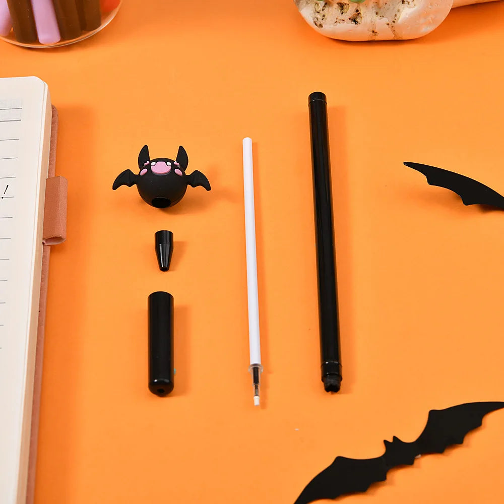 10-50Pcs Cartoon Neutral Pen Halloween Gift Student Prize Writing Tool Water-based Pen Cute Styling Sign pen