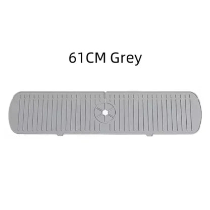 1pcs Silicone Faucet Water Catcher Mat Sink Splash Guard Anti Slip Spill Proof Drying Pad Kitchen Gadgets Home Sink Accessories